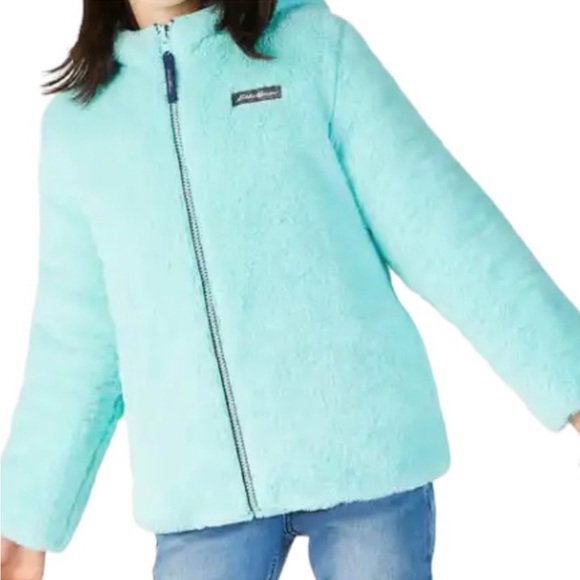 Eddie Bauer Girls Navy Blue Winter Snow
Jacket Reversible Soft Fleece Small 7/8 - Picture 8 of 9